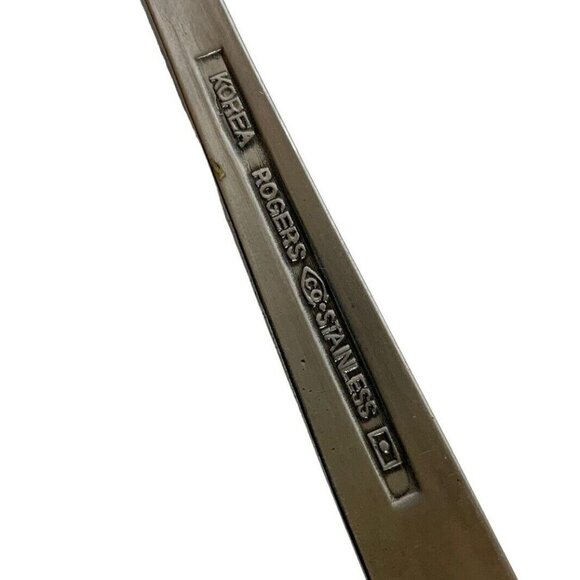 Rogers Stanley Roberts Danesmore 4 Iced Tea Spoons Satin Stainless Steel 1970s - Picture 4 of 4